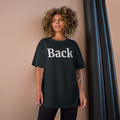 "Back Front" Champion Unisex Tee