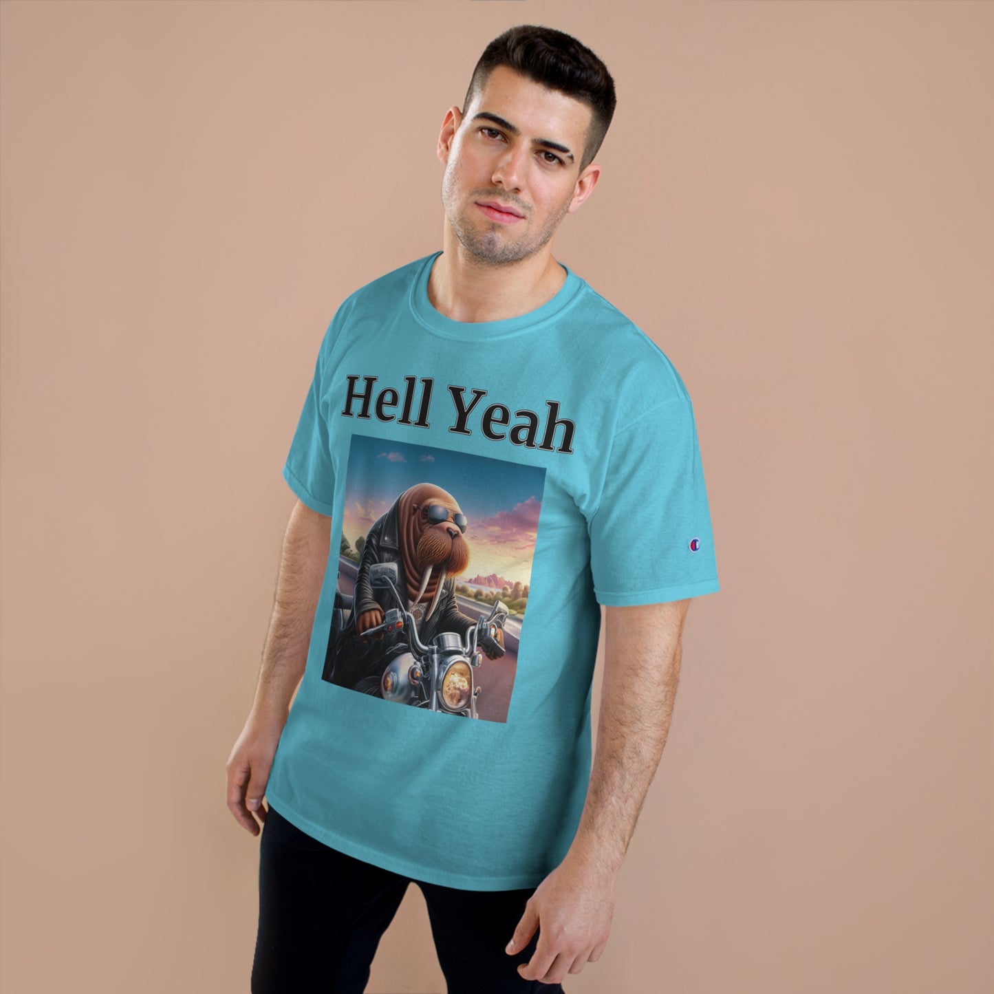 Walrus "Hell Yeah" Champion Unisex Tee