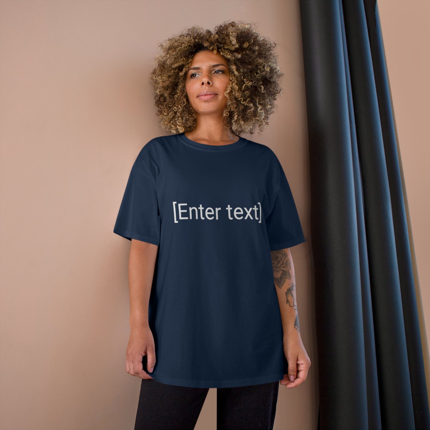 "[Enter Text]" Champion Unisex Tee