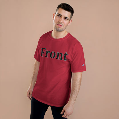 "Front Back" Champion Unisex Tee