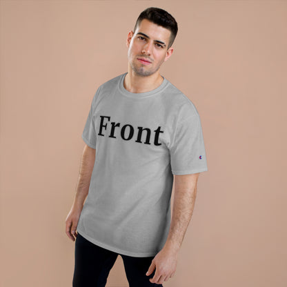 "Front Back" Champion Unisex Tee