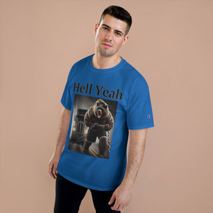 Bear "Hell Yeah" Champion Unisex Tee