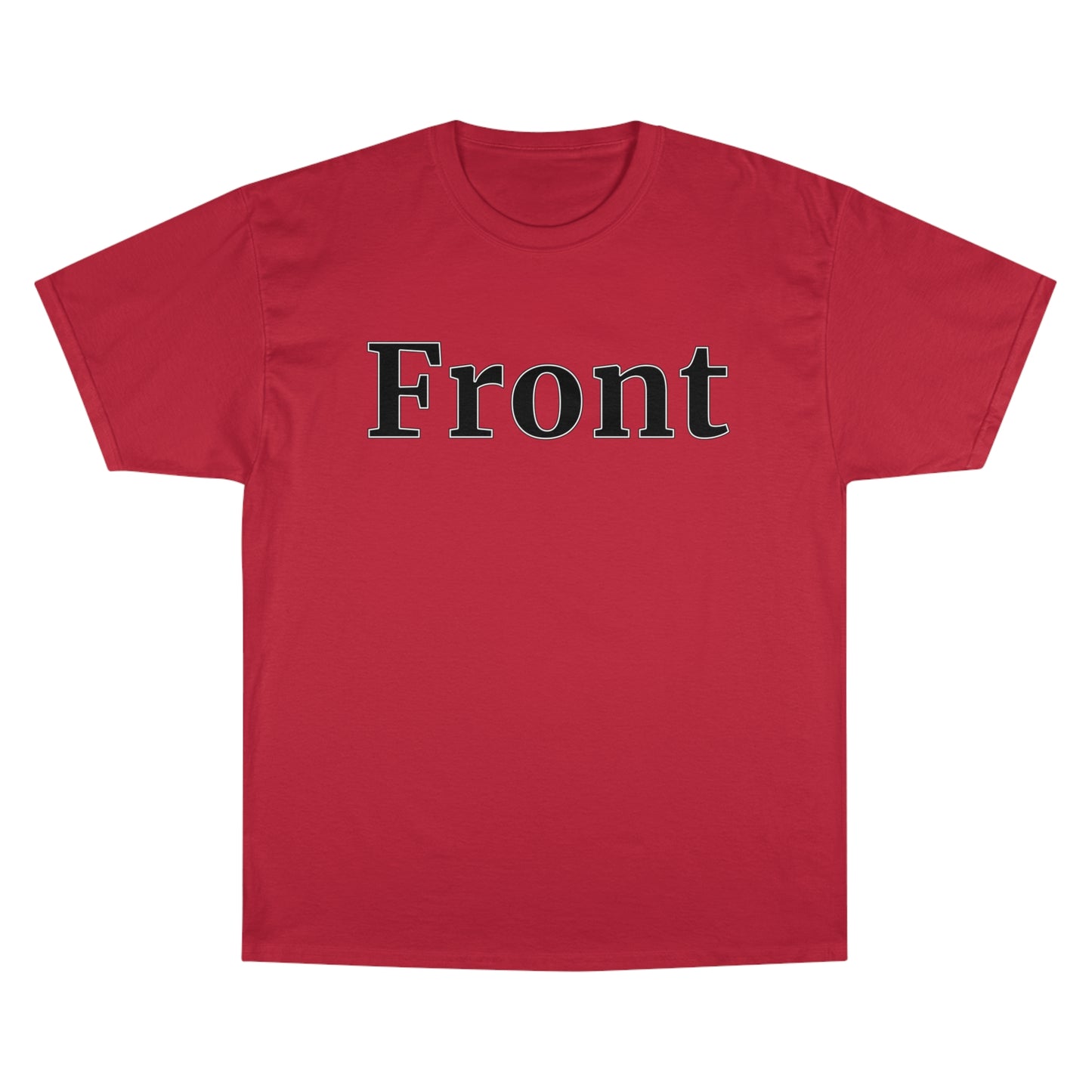 "Front Back" Champion Unisex Tee