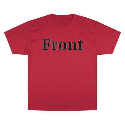 "Front Back" Champion Unisex Tee