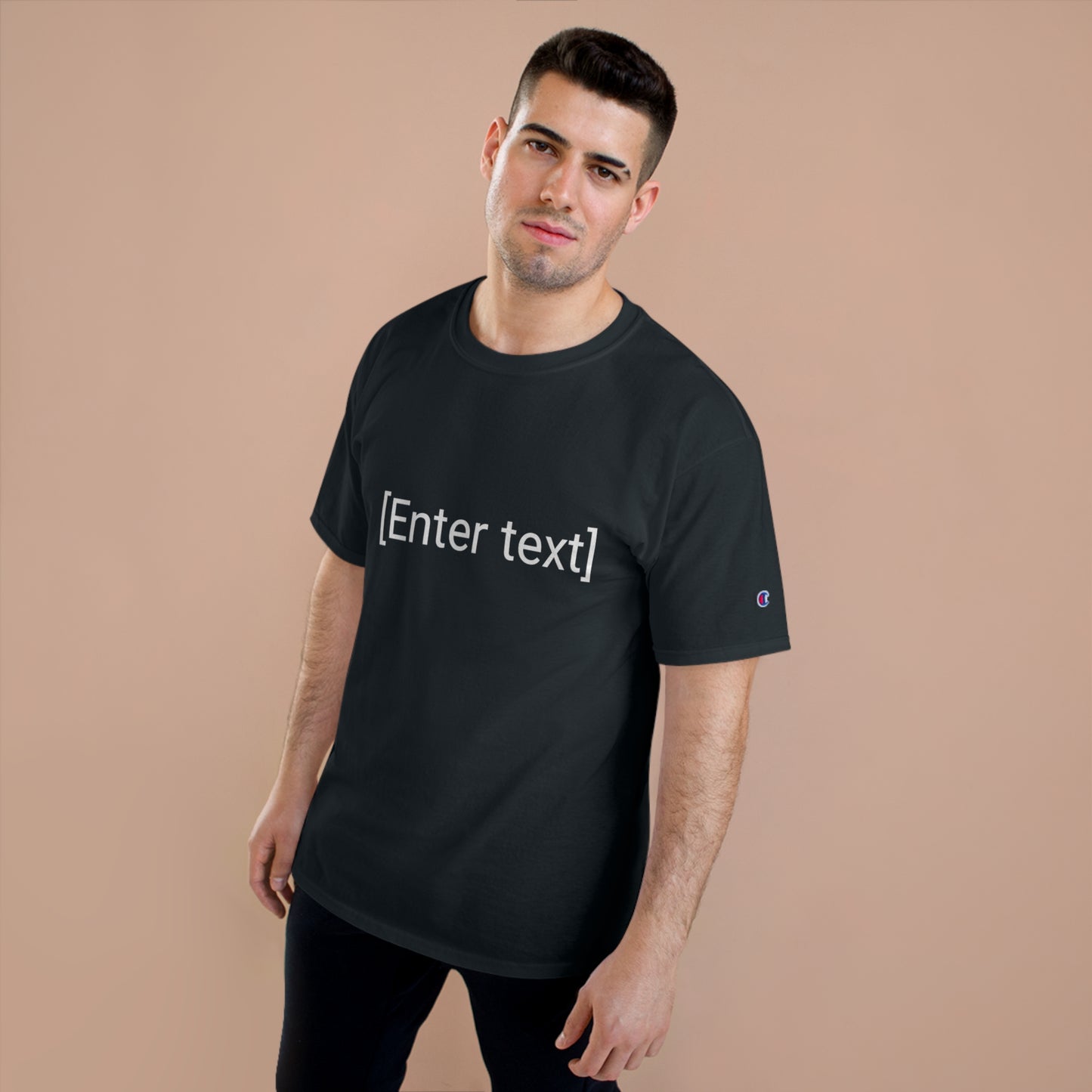 "[Enter Text]" Champion Unisex Tee