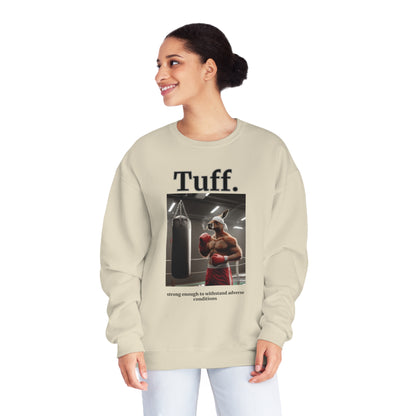 Kangaroo "Tuff." Unisex Crew Neck Sweatshirt