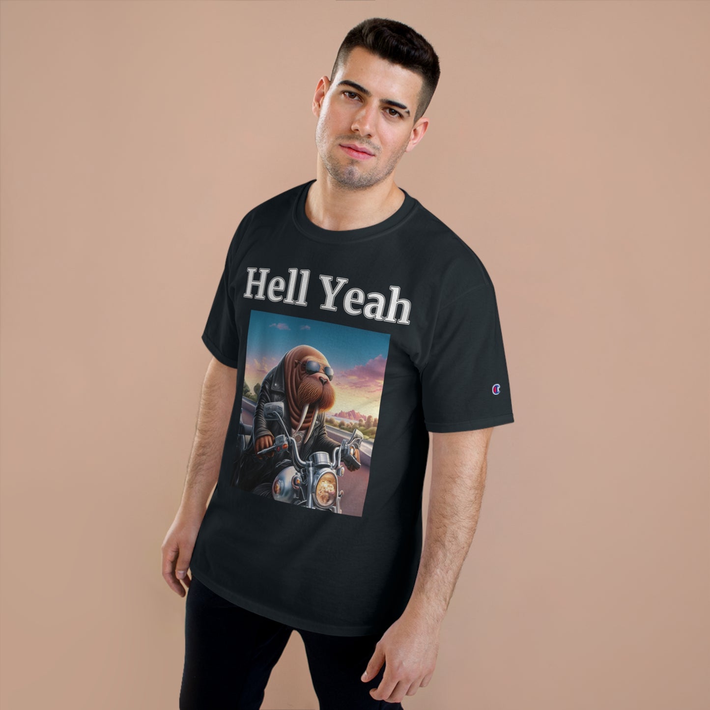 Walrus "Hell Yeah" Champion Unisex Tee