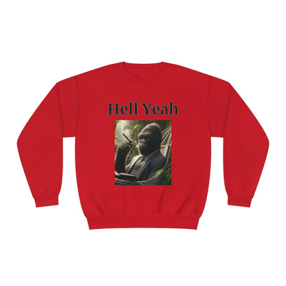 Gorilla "Hell Yeah" Unisex Crew Neck Sweatshirt