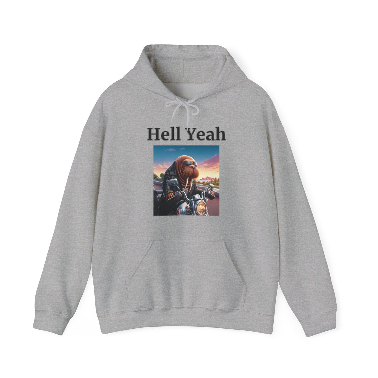 Walrus "Hell Yeah" Unisex Hoodie