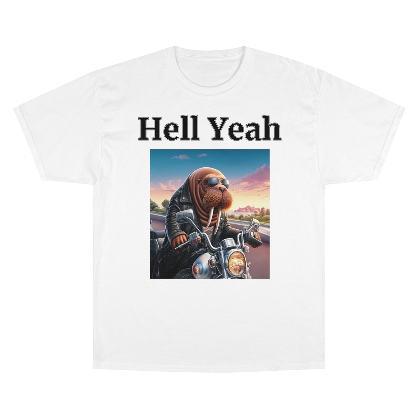 Walrus "Hell Yeah" Champion Unisex Tee