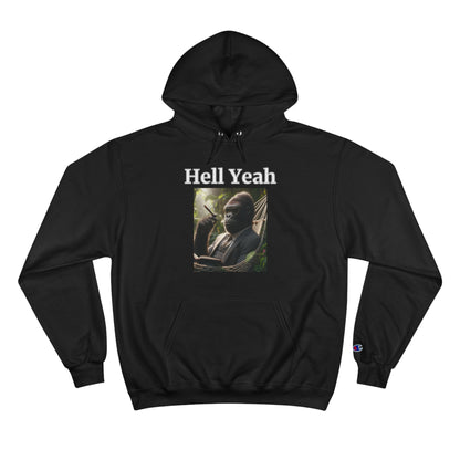 Gorilla "Hell Yeah" Champion Unisex Hoodie