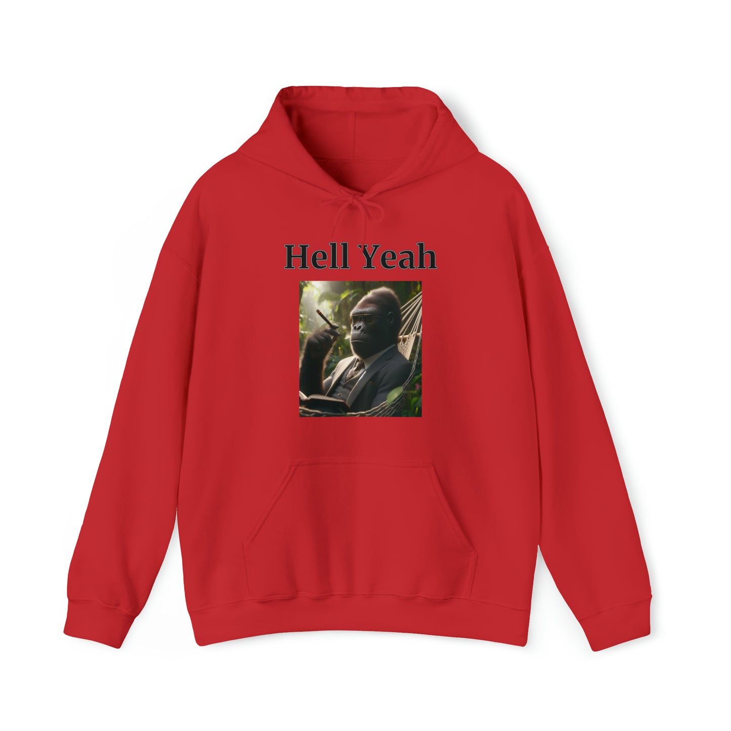 Gorilla "Hell Yeah" Unisex Hoodie