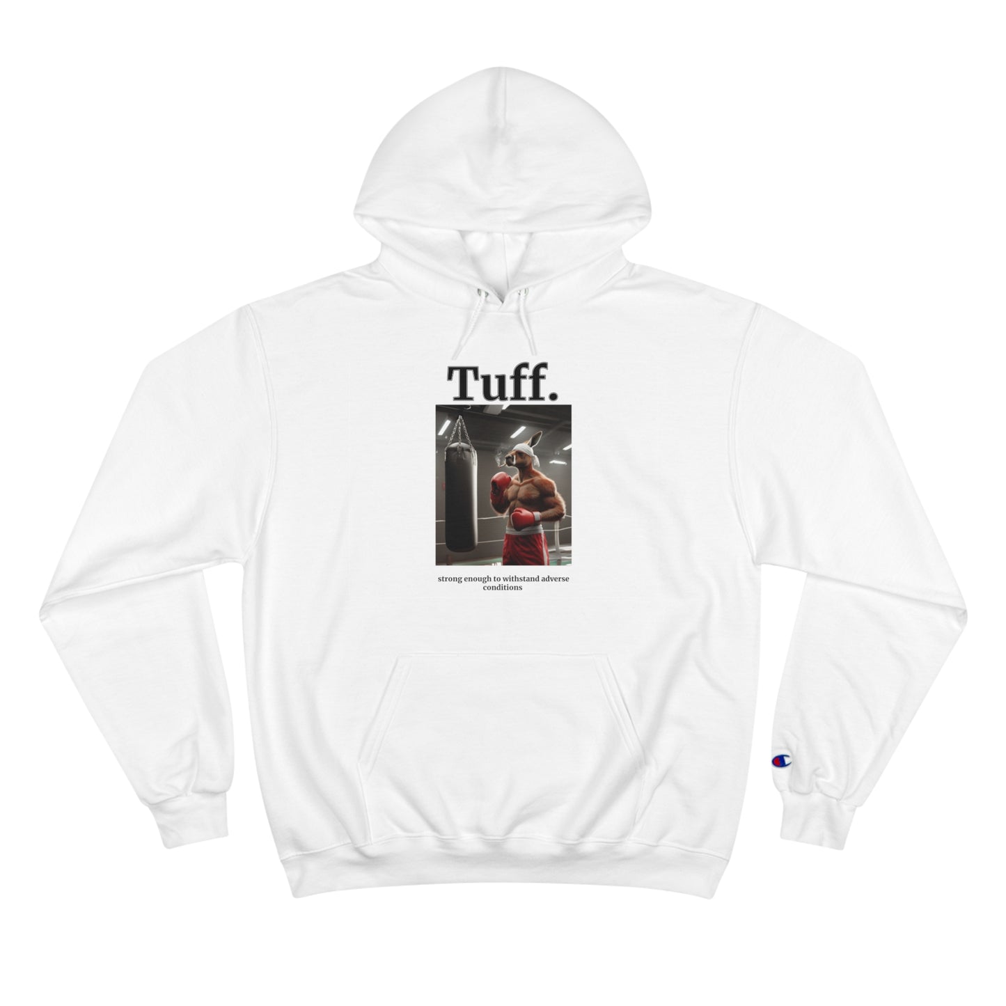 Kangaroo "Tuff." Champion Unisex Hoodie