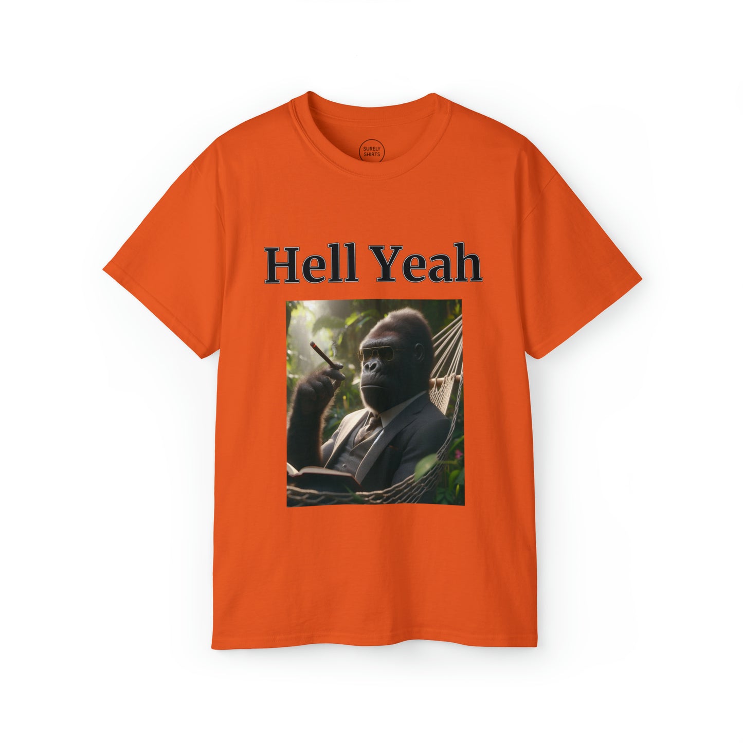 Gorilla "Hell Yeah" Gildan Unisex Tee