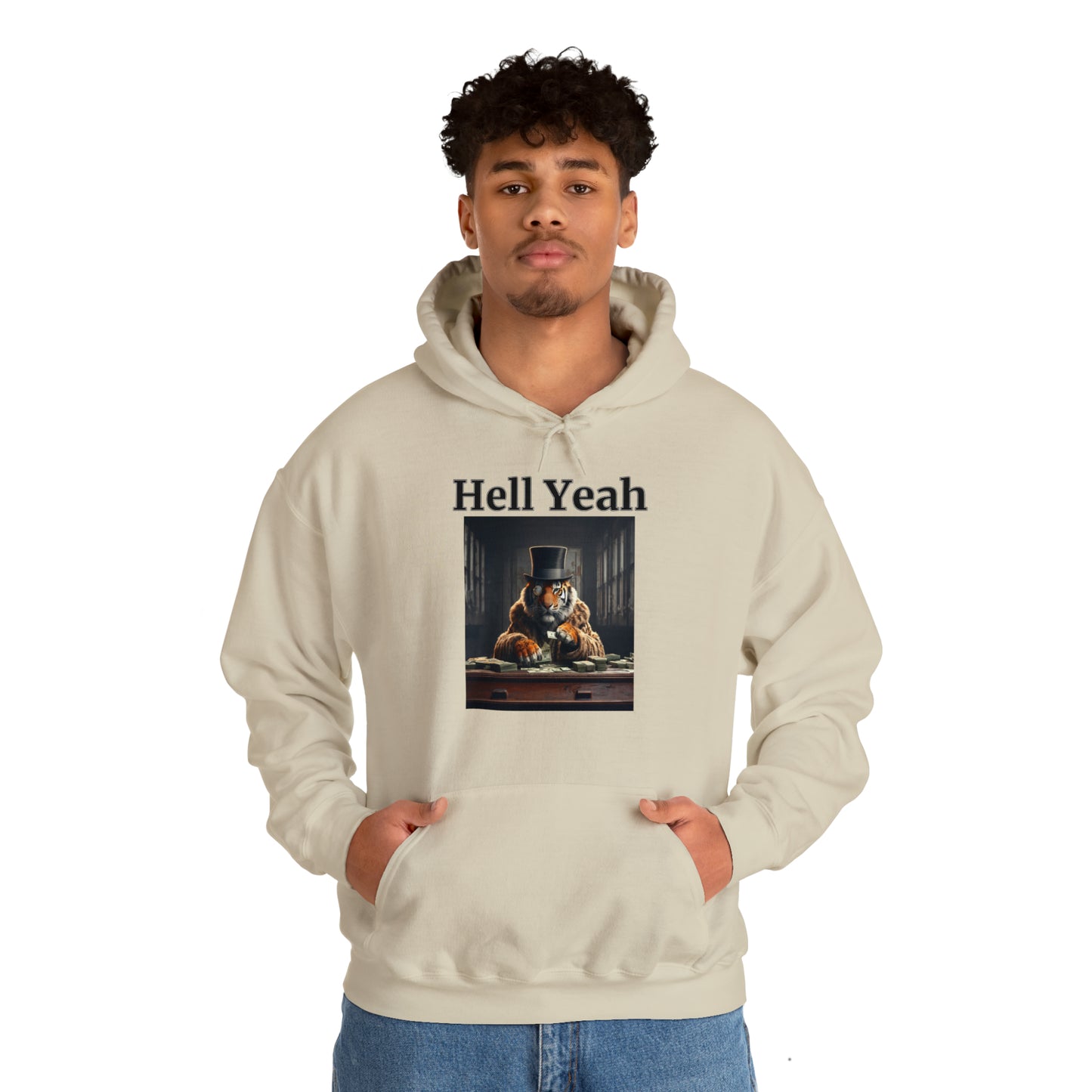 Tiger "Hell Yeah" Unisex Hoodie