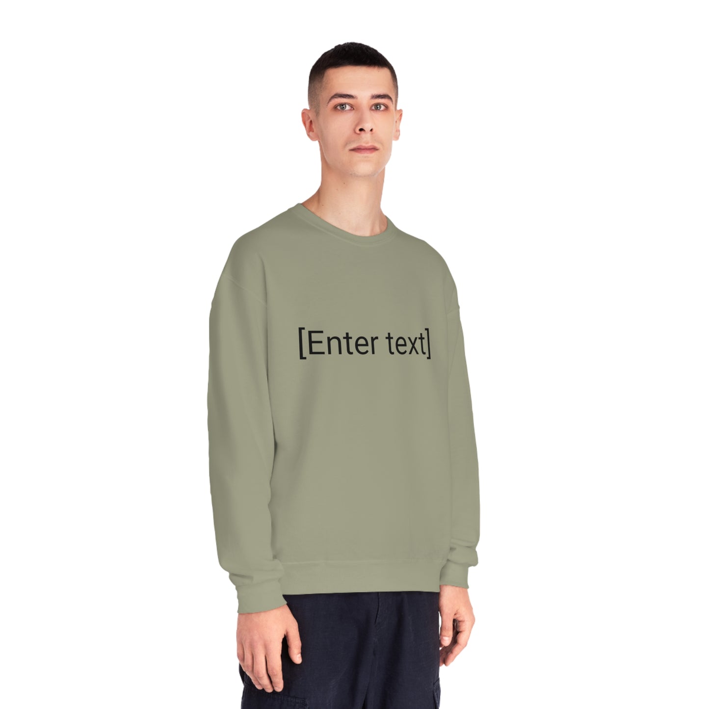 "[Enter Text]" Unisex Crew Neck Sweatshirt