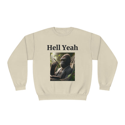 Gorilla "Hell Yeah" Unisex Crew Neck Sweatshirt