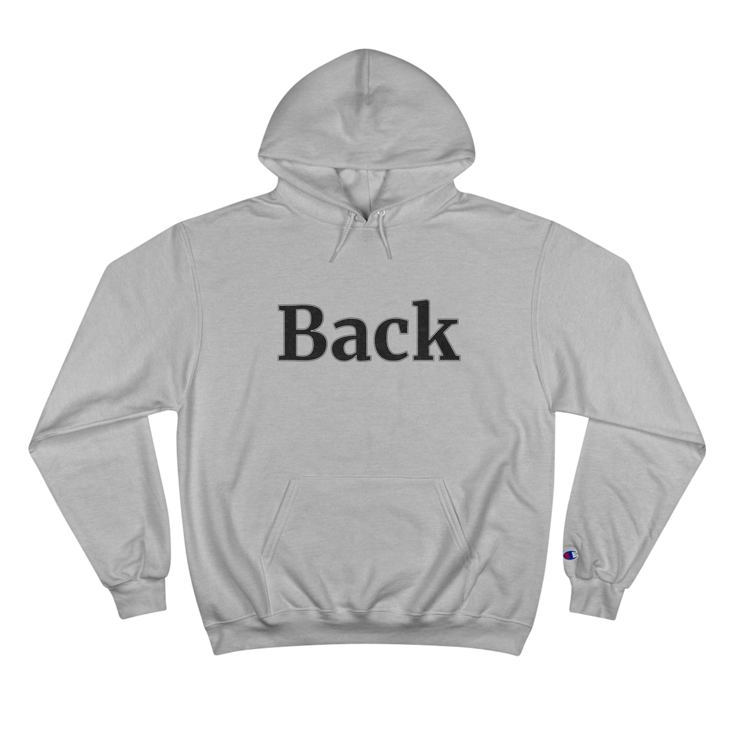 "Back Front" Champion Unisex Hoodie